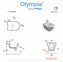 BIDET CLEAR SOSPESO 